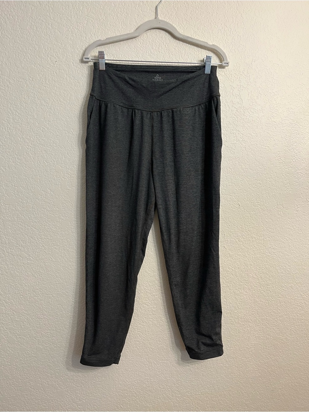 Prana Charcoal Grey Jogger Track Pants
